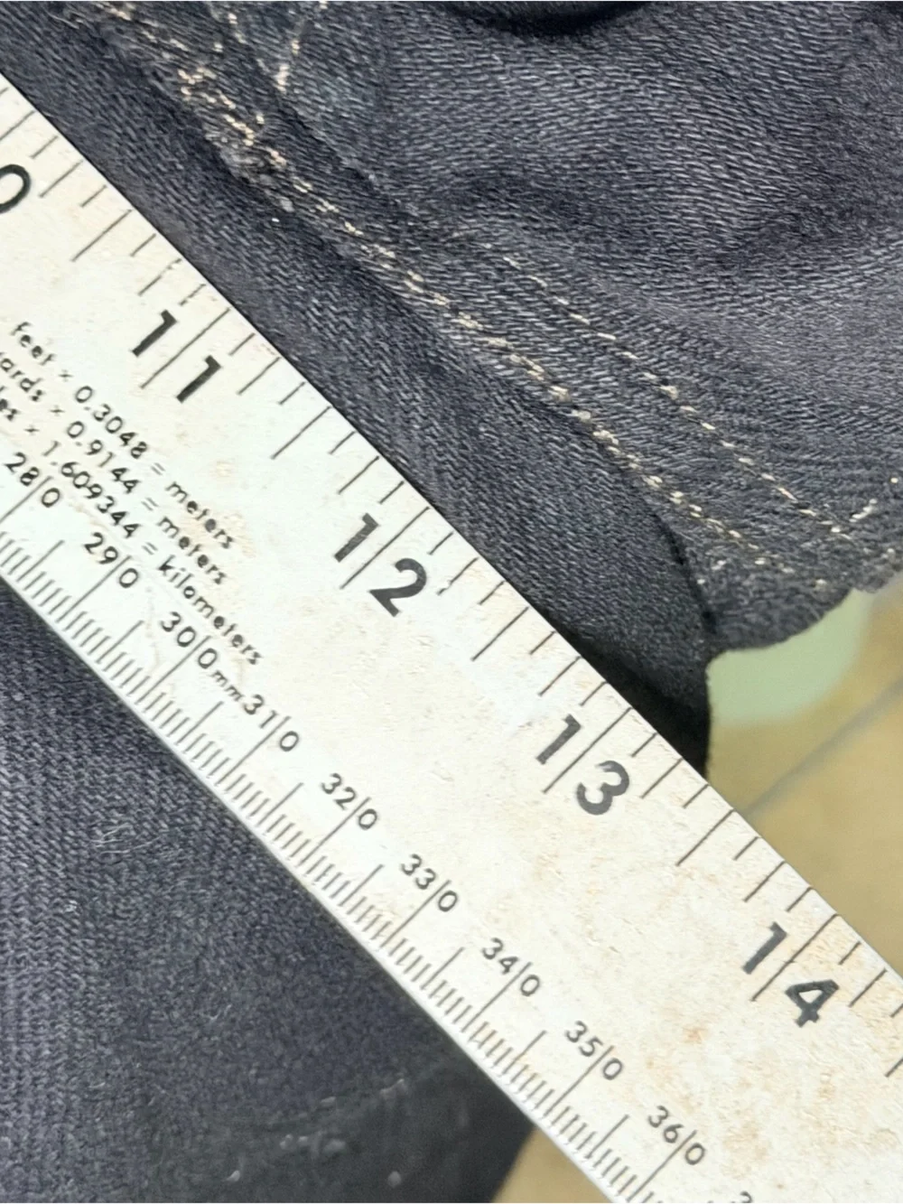 Levi's Black Straight Leg Denim Jeans with Red Tab
